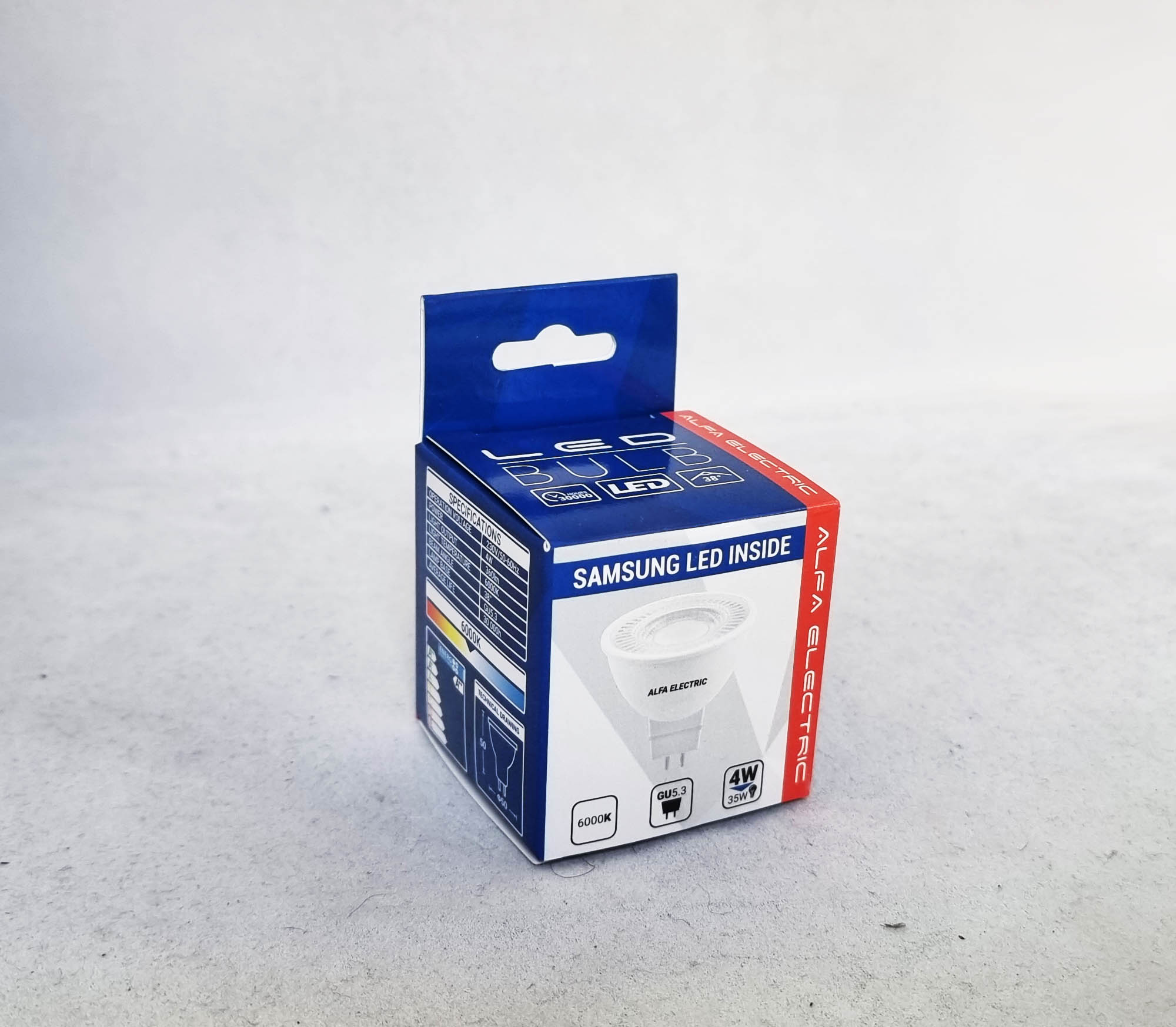 Сијалица ЛЕД 4W GU5.3 6000K 220V