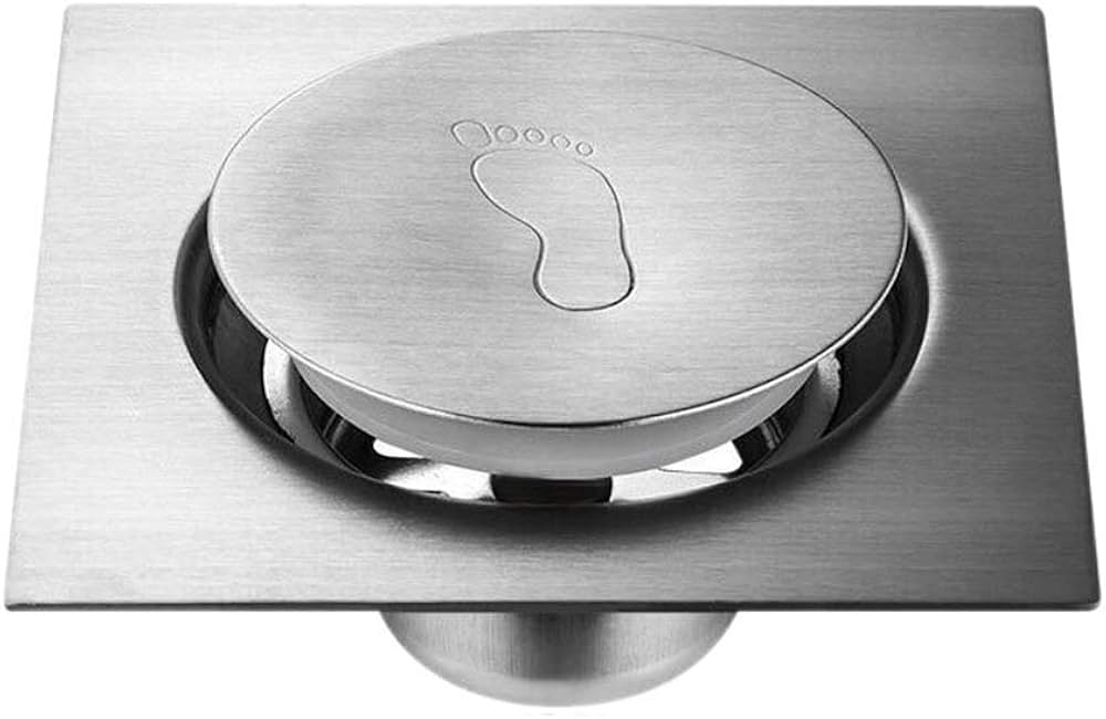 Топ сифон одвод за под од не'рѓосувачки челик против запушување 15x15 КЛИК-КЛАК