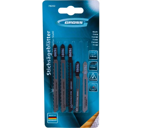 GROSS Сет убодни пили за дрво 5бр