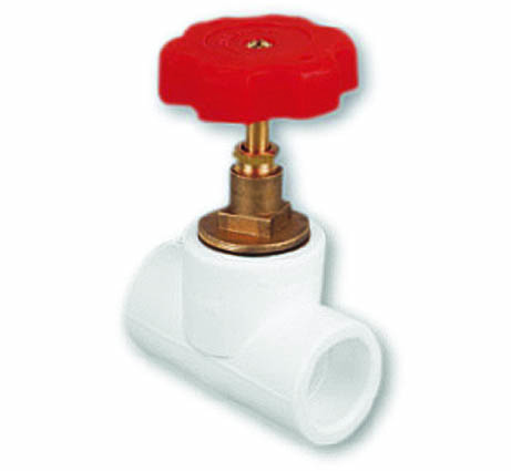 Вентил пропусен HAKAN Бел