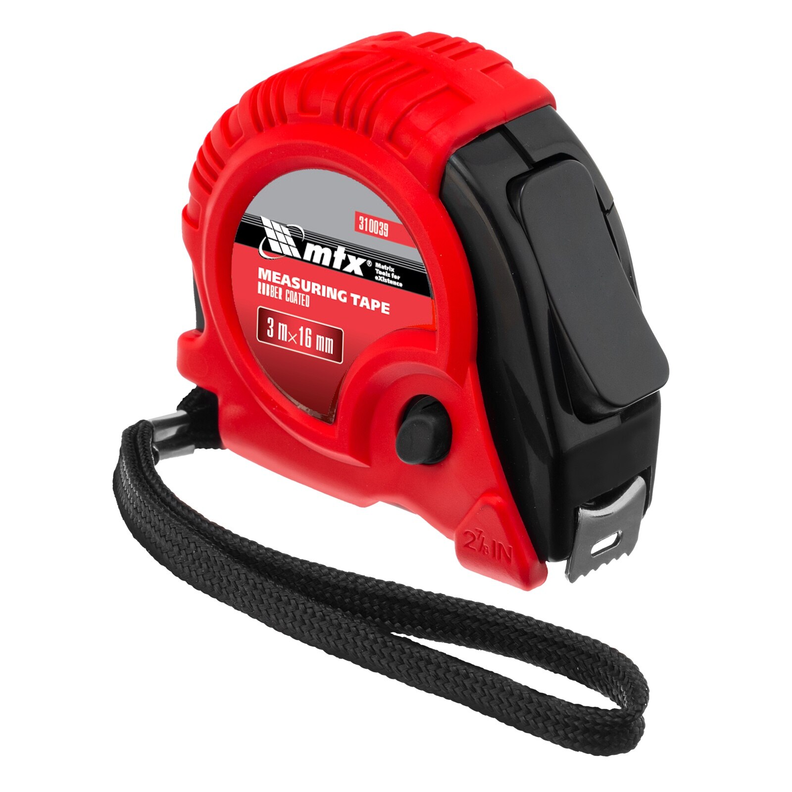 MTX Метро 3м*16мм гумирано со магнетна