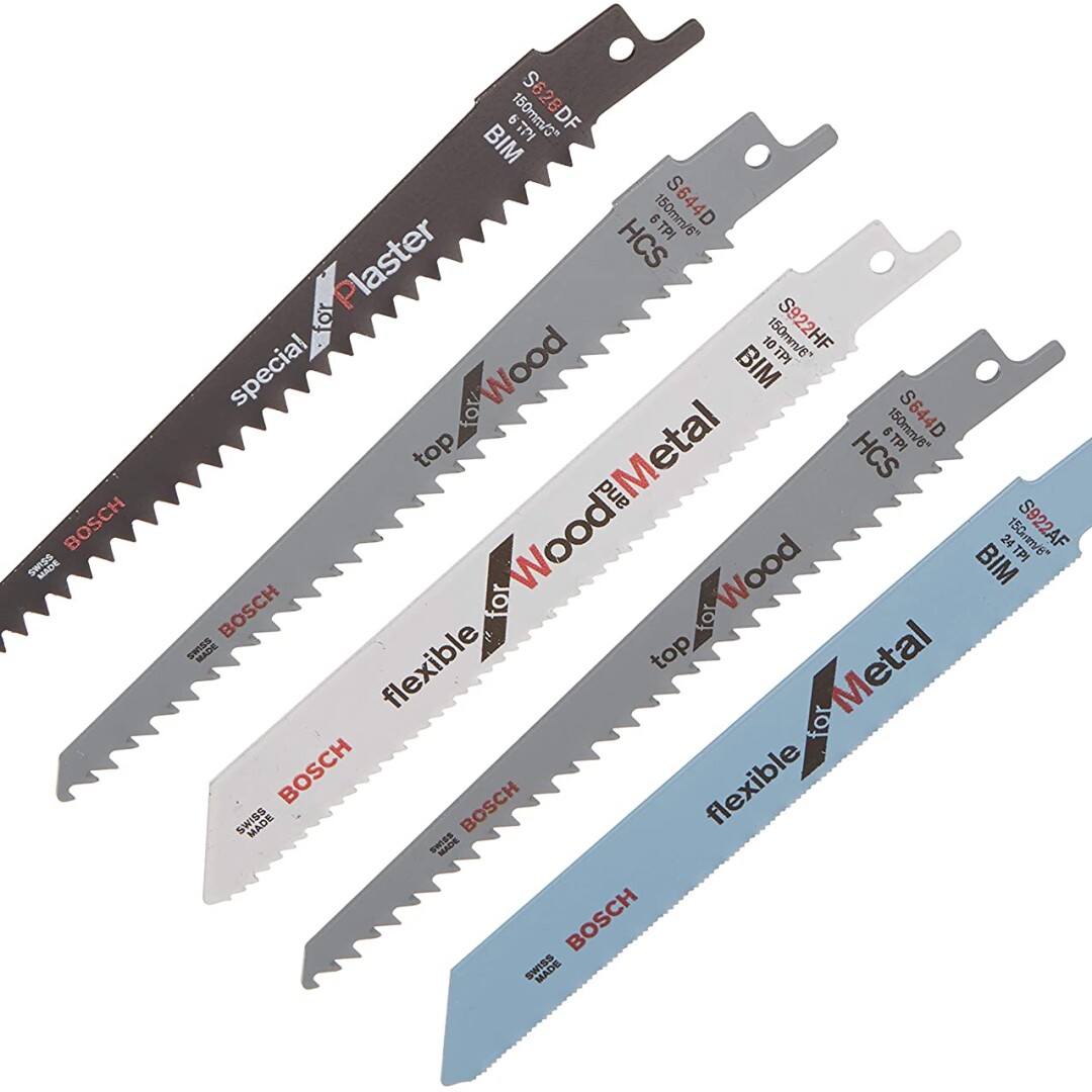 Сет ножеви 5бр за батериска пила KEO BOSCH