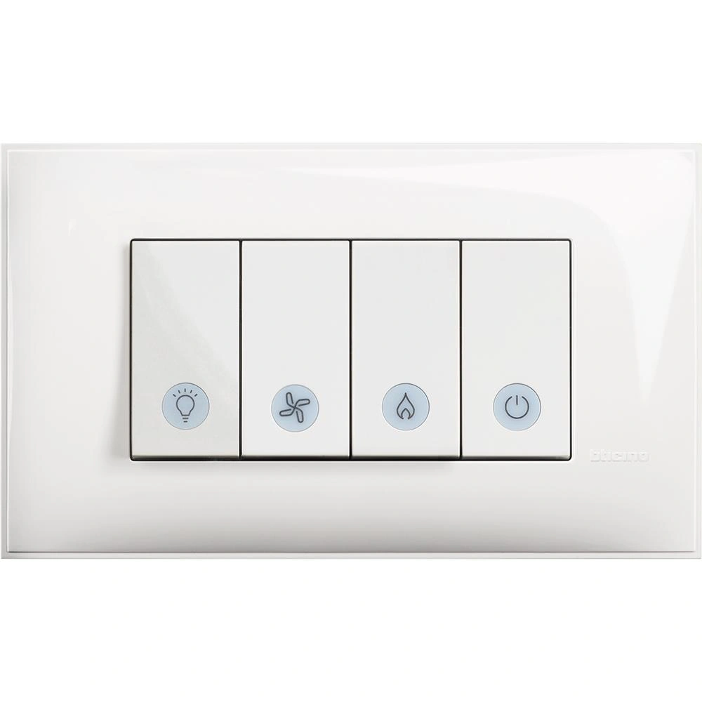 Bticino Индикатор за купатило бел 4м