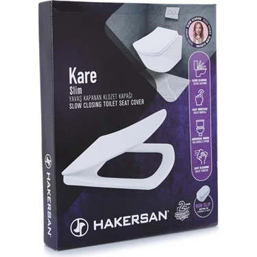 WC капак меко спуштање KARE HAKERSAN