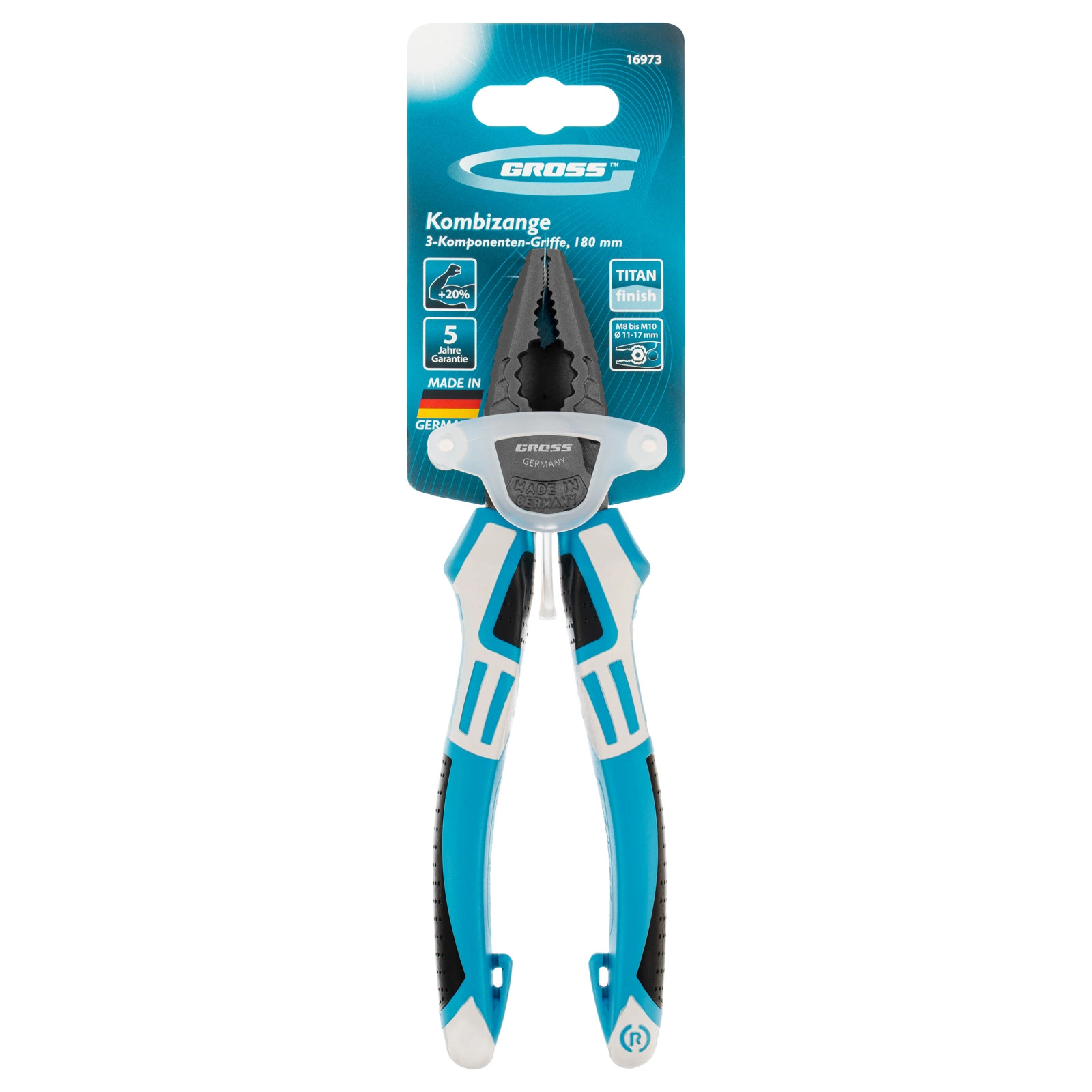 Клешта мотроцангла 180mm, три компонентна рачка GROSS