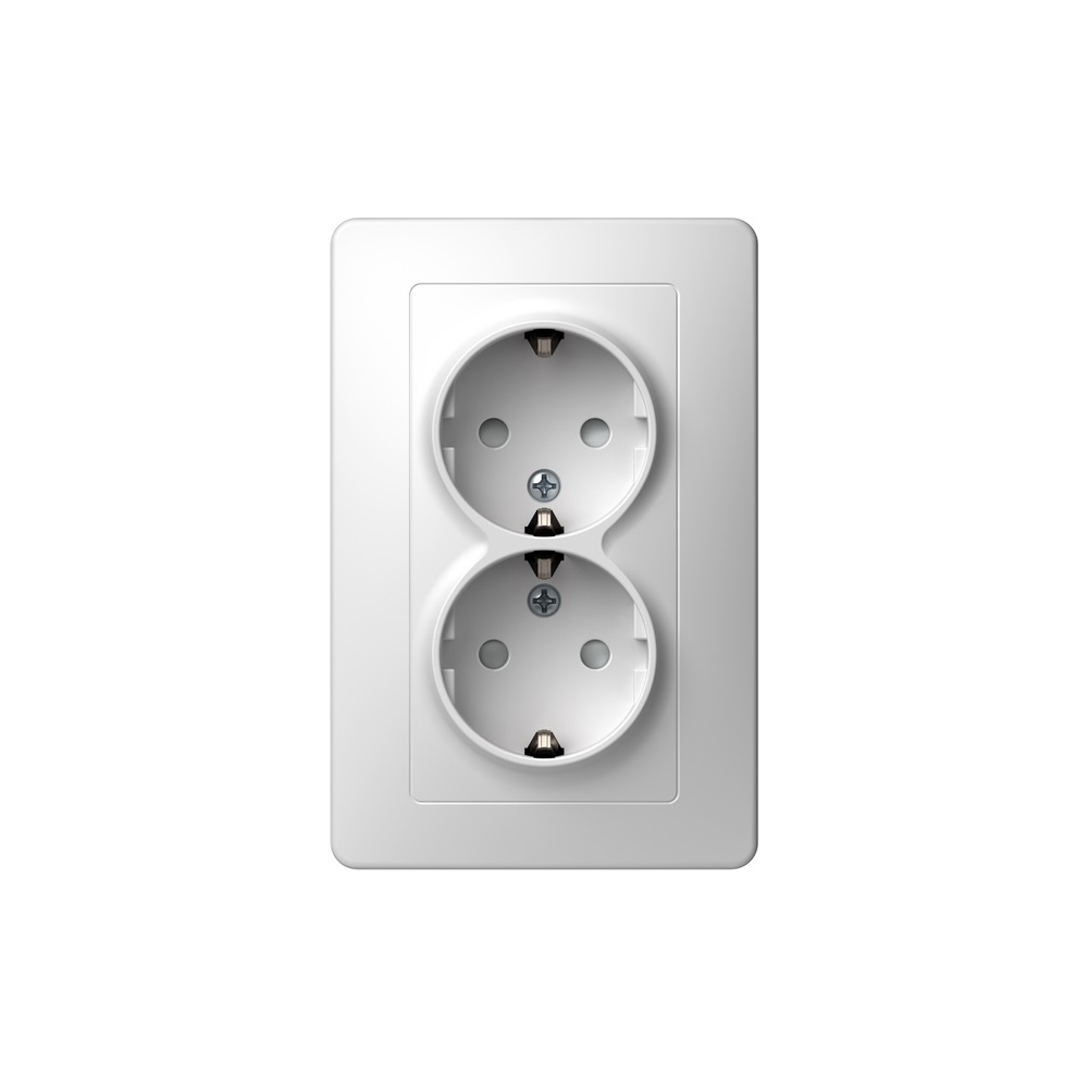 Шуко дупла бела ТЕМ ЕКОНОМИК 4318317 ВЕ16ПЊКС 32707